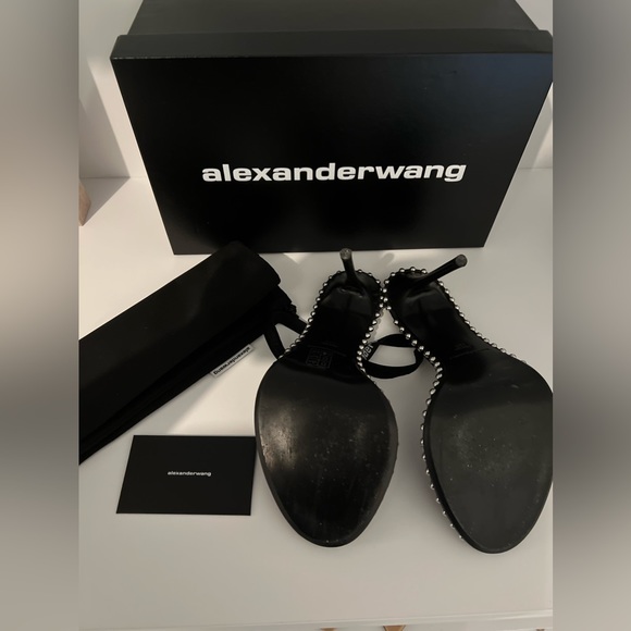 ALEXANDER WANG NOVA HEELS SIZE 38.5 - Picture 4 of 4